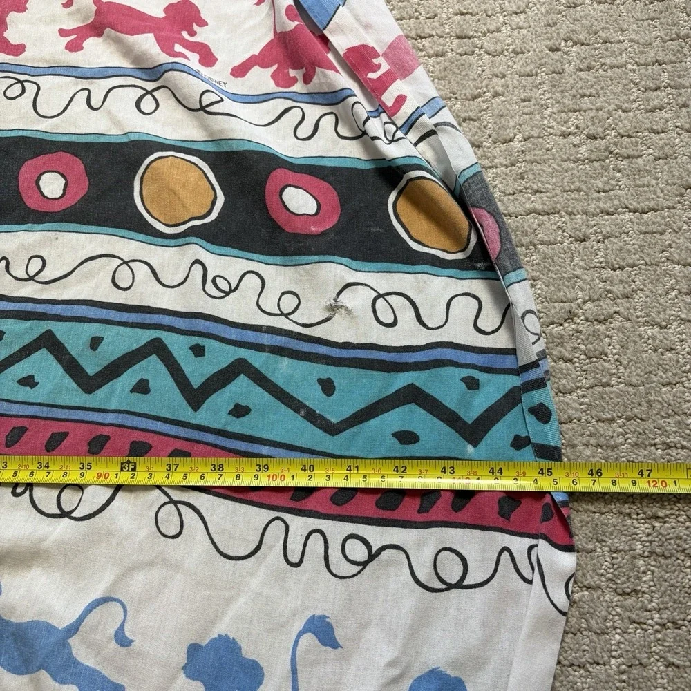 Vintage 90's Disney Lion King Twin Fitted Sheet Made in USA Simba
